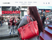 Tablet Screenshot of cameleonbags.com